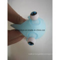 Blue PVC mini brinquedos de peixe